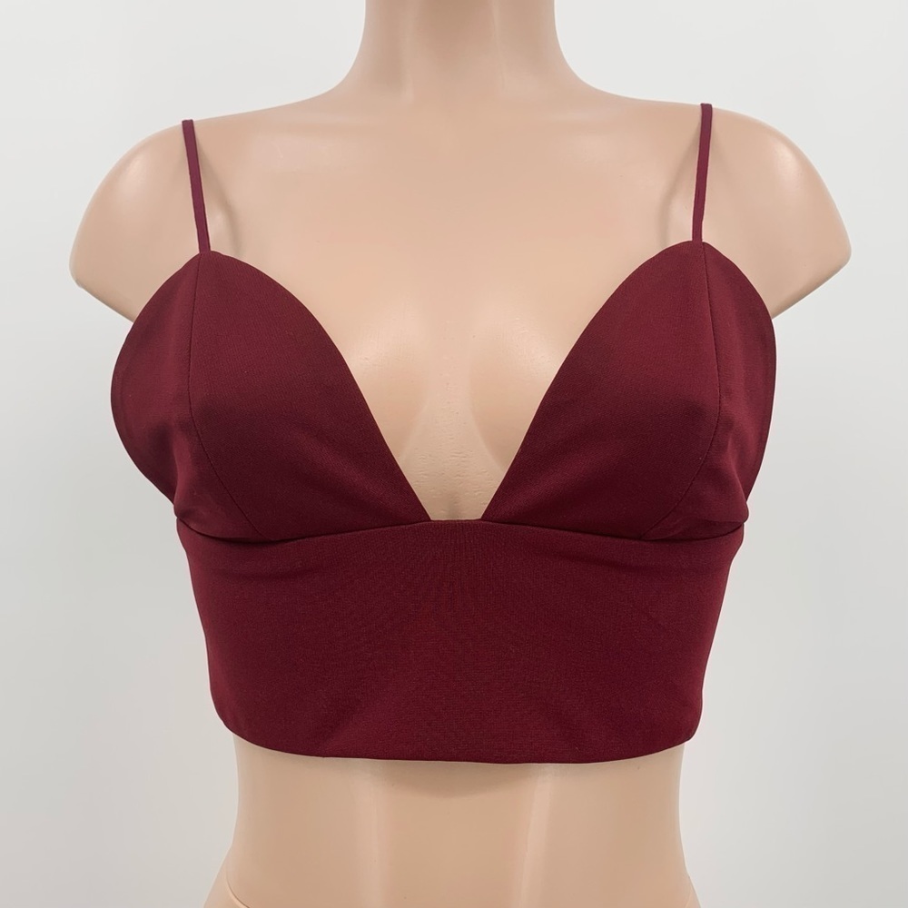 Urban Outfitters Out From Under Red Bralette w/Zipper